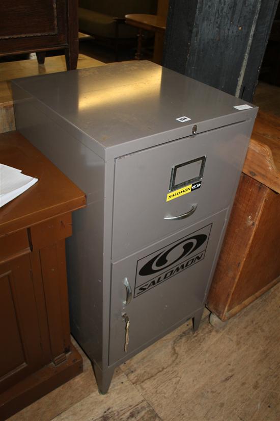 Metal filing cabinet